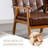 Accent Chair, Mid-century Modern Armchair With Solid Wood Frame,armchair For Living Room, Bedroom（set Of 2）-2109577028