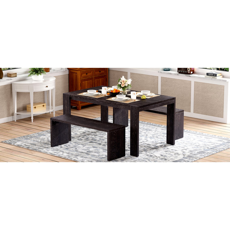 3-Piece Dining Table Set, Espresso