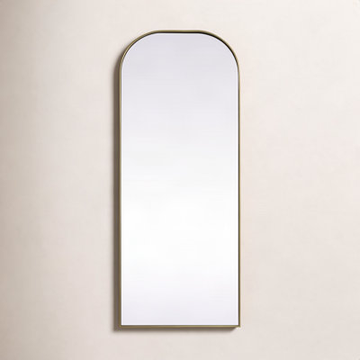 Sabine Metal Arch Floor Mirror