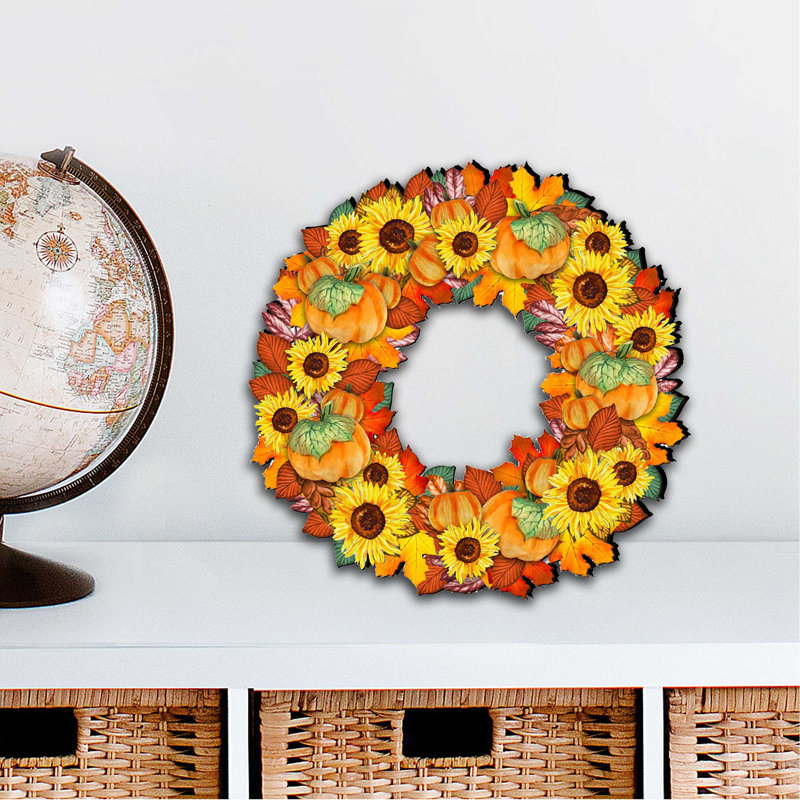 Tiburon Wood Thanksgiving Decoration