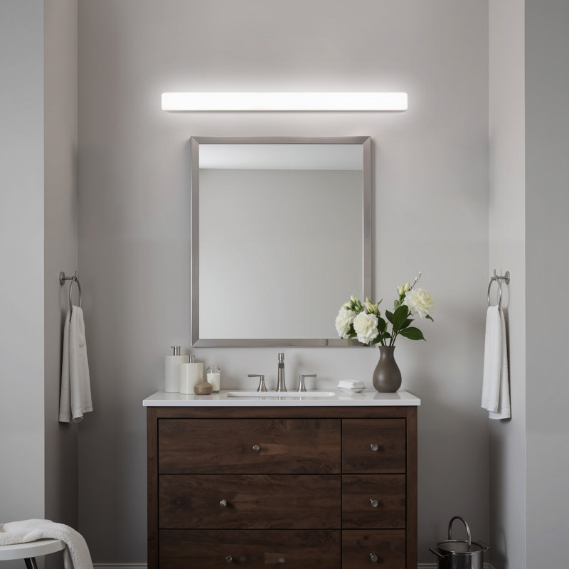 Square/Rectangle 6500K LED Vanity Light Light Bar For Bathroom
