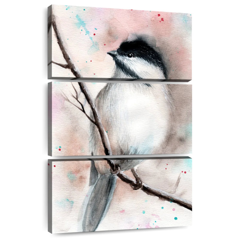 Oiseau chanteur Brampt, H 38 po x l 24 po