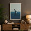 Whale in Motion Coastal - Wrapped Canvas-1595437188-1595437211
