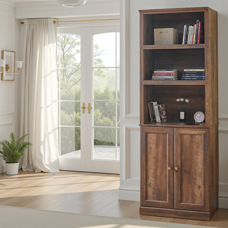 Armoire à tour verticale avec 3 tablettes réglables et unité de rangement USB peu encombrante pour la chambre et le bureau