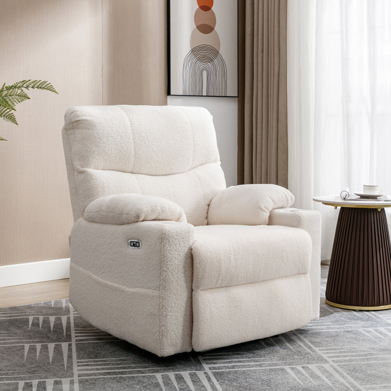 Mayzi 86cm Wide Velvet Lift Assist, White