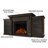 Calie 67'' TV Stand with Fireplace-14910575