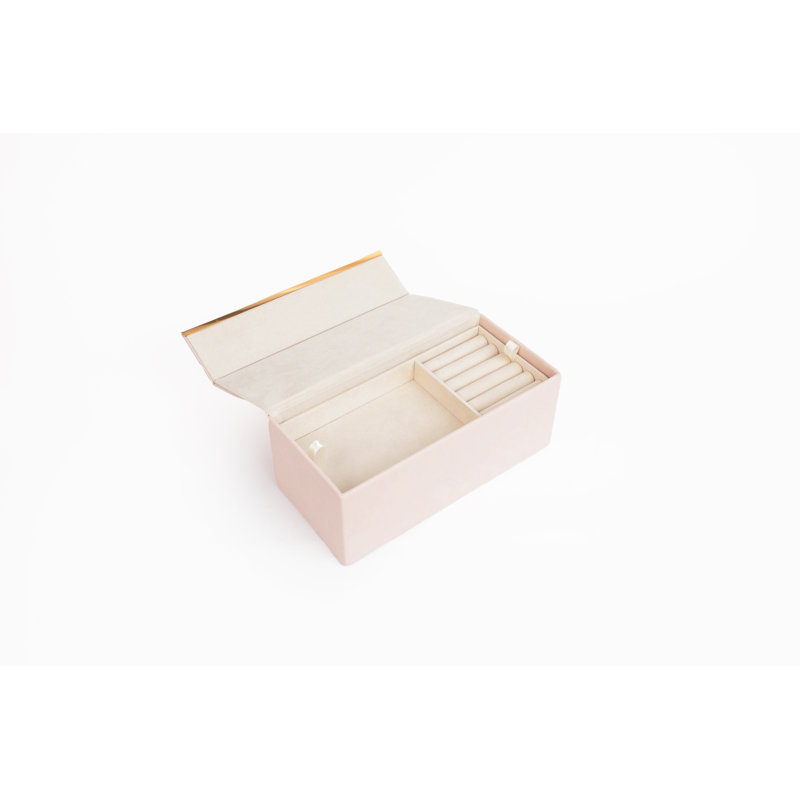 Étui de voyage pliable pour bijoux, Rosé