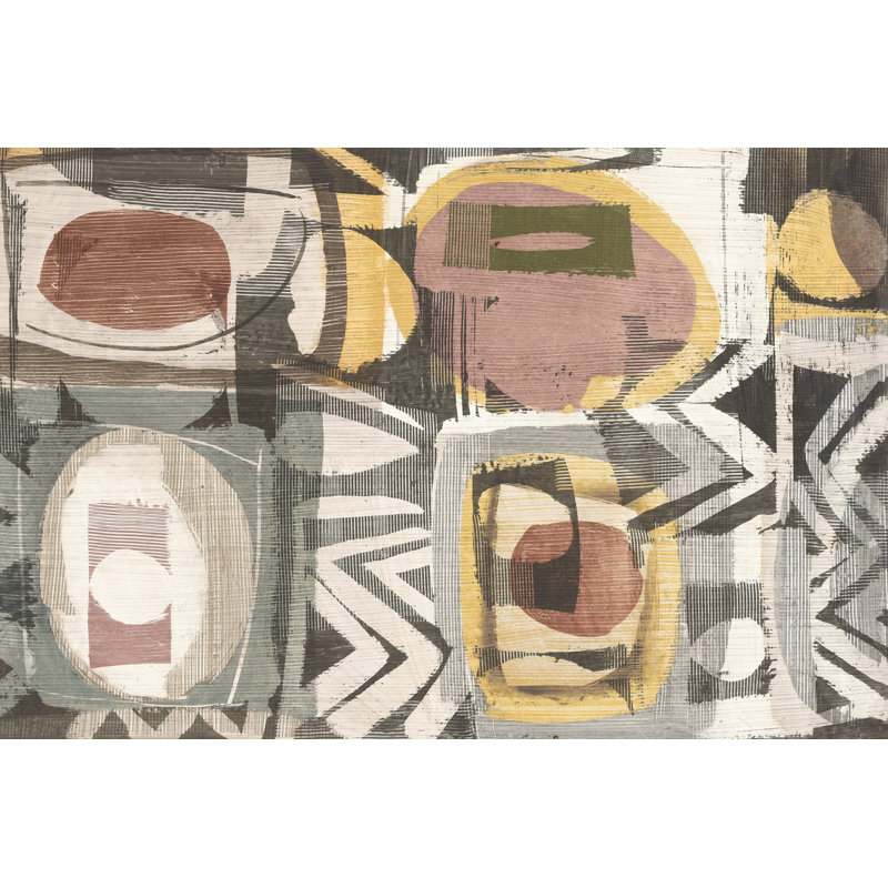 «Festive Feathers II» par Wild Apple Portfolio - impression sur toile tendue, H 32 po x l 48 po, Non