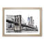Brooklyn Bridge In New York Painting Framed Print-56633450-56633455