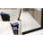 28"X72" Tempered Glass Pivot Shower Door In Matte Black Aluminum Frame, Film, Practical Stainless Steel Handle, Swing Design For Bathroom Renovation 28X72 Inch With Mechanism, 1/4" Glass, Water -