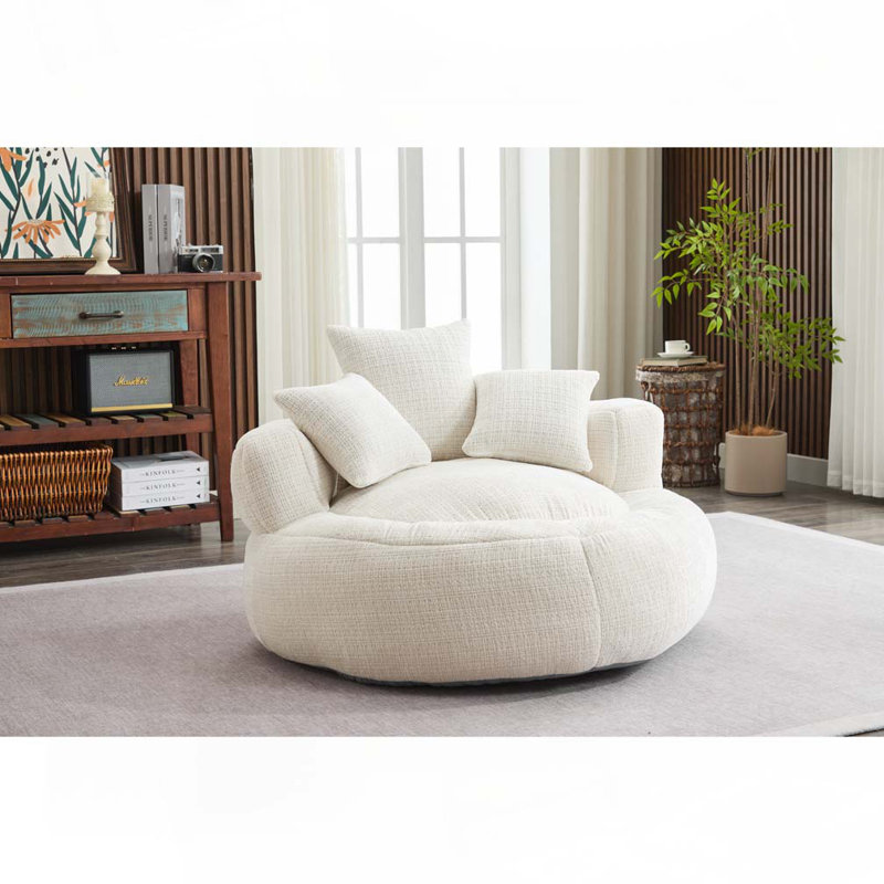 Fauteuils à billes en mousse, Blanc