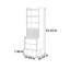 Buffet de rangement multifonctionnel semi-ouvert
