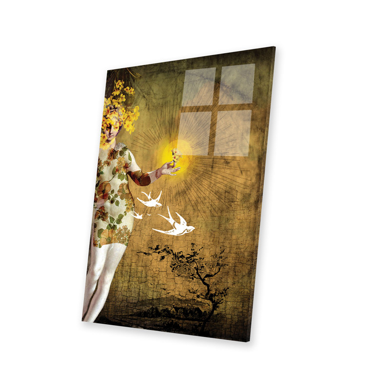Le soleil II par Catrin Welz-Stein - peinture sans cadre