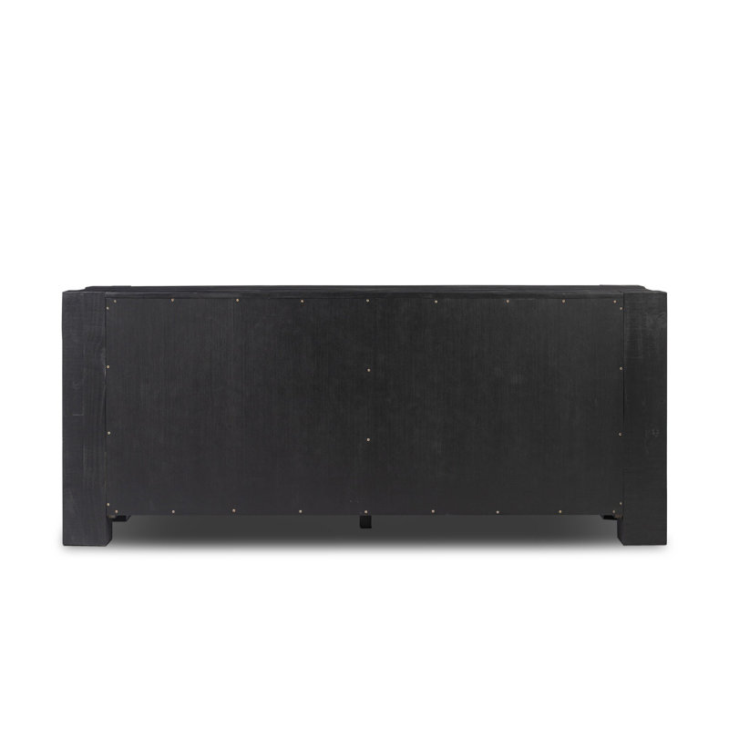 Perot 6 - Drawer Dresser, Aged Black Pine