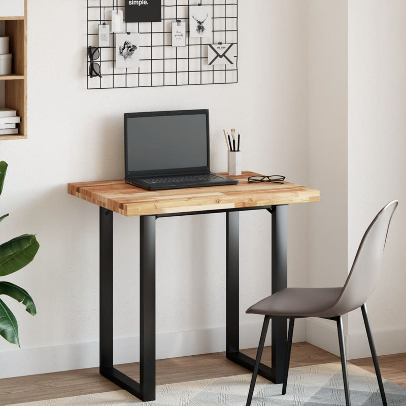 Dawna Solid Wood Table Top, 4cm H x 80cm W x 60cm D, Oil
