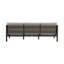 Canapés de patio modernes et durables, aluminium et tissu, confort extérieur élégant