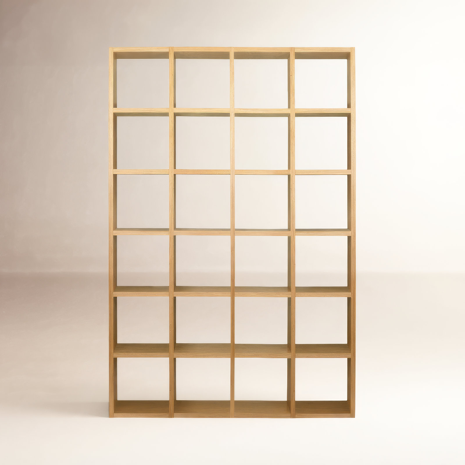 Araeya Wide Bookcase, Wild Oak