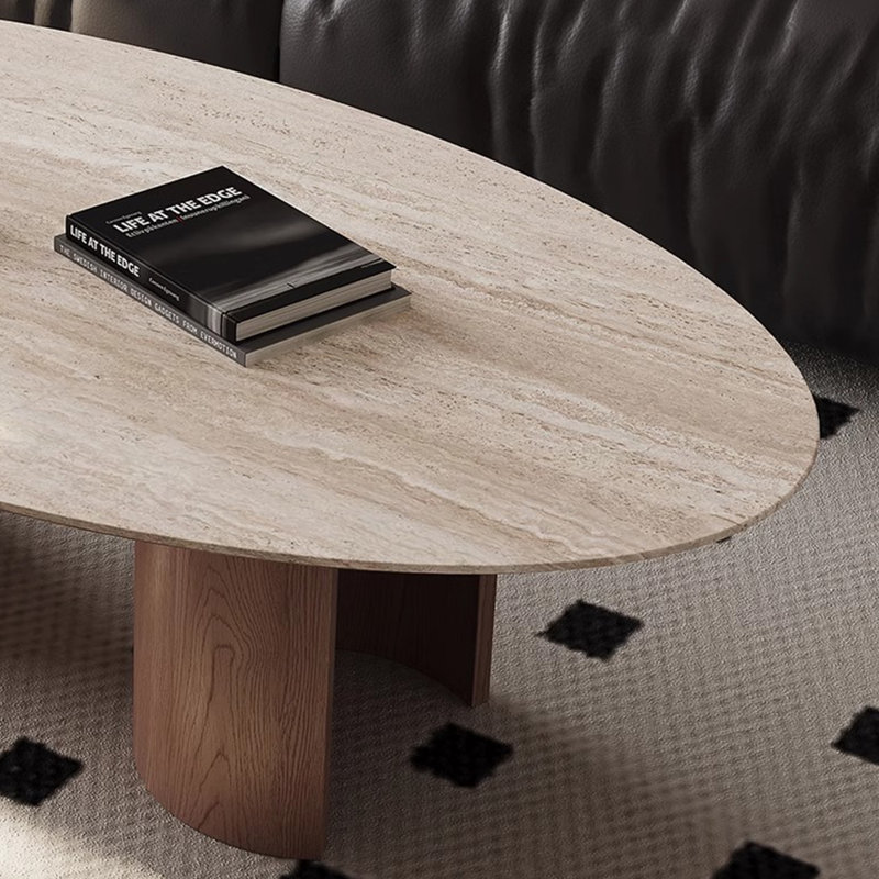 Table basse simple de style français, Noir, H 15,7 po x L 47,2 po x l 23,6 po