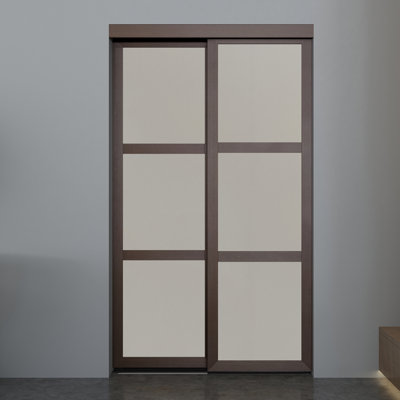 Renin Indoor Studio 80.5 in. H Sliding Closet Doors with Installation Hardware