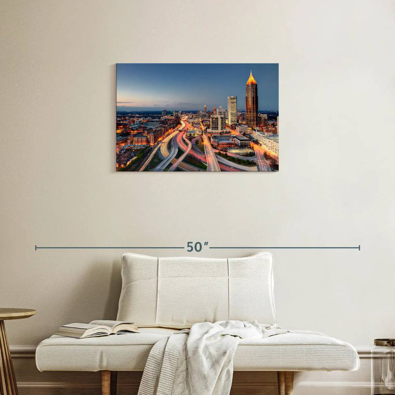 Ravi Atlanta City Nightfall, H 20 po x l 30 po