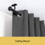 Tropez Adjustable 1" Single Curtain Rod-605910784-606020529