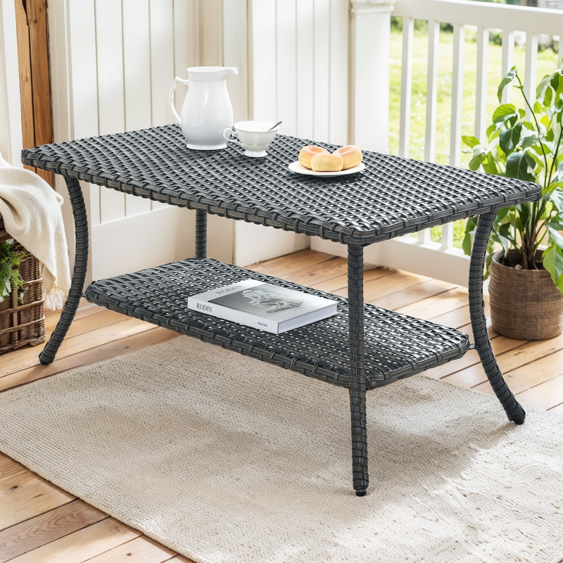 Table basse Alecxa, gris