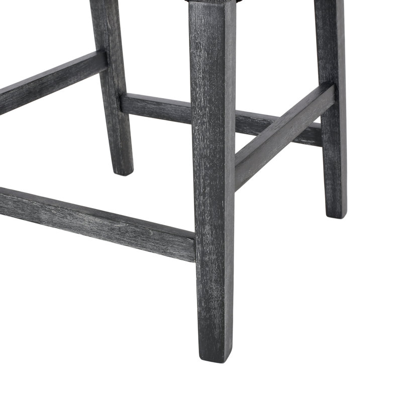 Tabourets de bar confortables, revêtement gris anthracite, style contemporain pour les repas à la maison