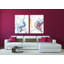 «Poetry Set I» par John Beard - ensemble de 2 reproductions d'art sur toile tendue-89283994-89283998
