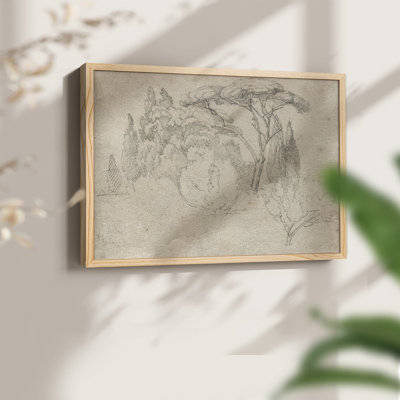 Croquis rétro - LXVI - reproduction encadrée