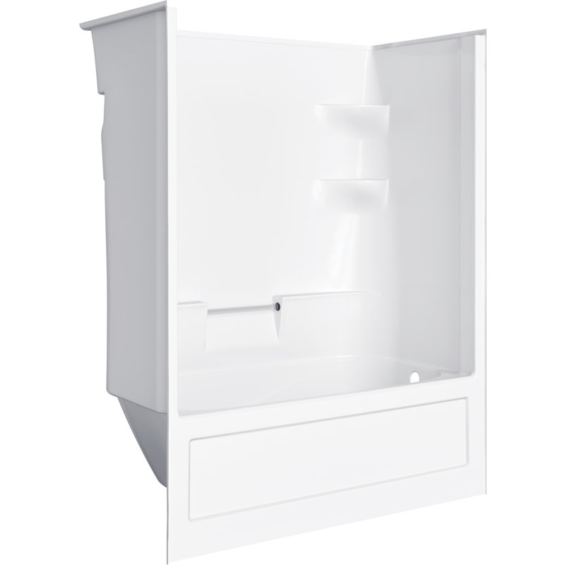 Cabine de douche rectangulaire encadrée l 60 po x P 32,5 po x H 78 po Belaire, Droite