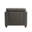 Chaise en lin avec 3 coussins