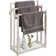 Rustic Freestanding Wooden Towel Rack With 3 Bars And Bottom Storage Shelf For Bathroom, Laundry, Or Poolside Use