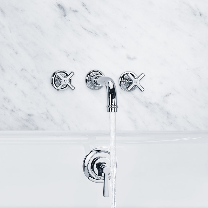 Fleetwood Rough-in Valve Tub and Shower Faucet, Polished Chrome