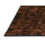 Tapis brun à carreaux lavable à la machine-634431574