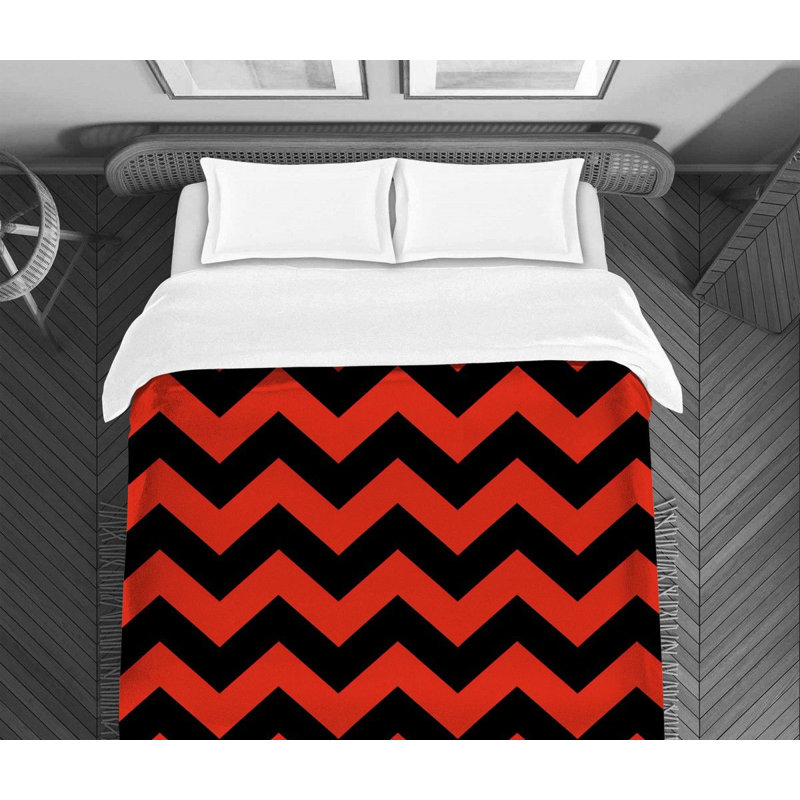 Polyester Chevron / Zig Zag Comforter, Twin Extra Long Comforter