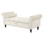 Banc de rangement en velours Bentlee -1426411801