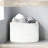Large Handwoven Cotton Rope Storage Basket With Leather Handles - Durable Laundry Hamper And Home Organizer For Bedroom, Living Room, And Bathroom