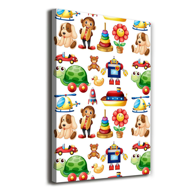 Toys - Wrapped Canvas Print