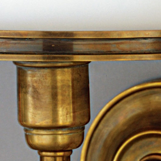 Stratford 1 - Light Armed Sconce, Aged Brass