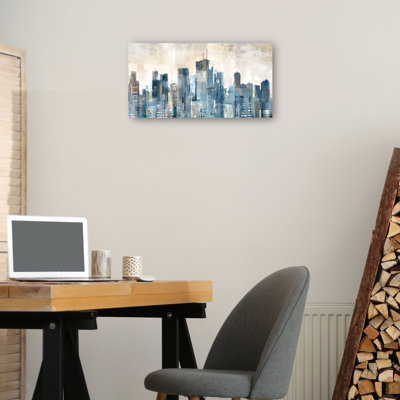 Urban Blues by Studio Arts Canvas Art Print