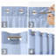 Ensemble de rideau de douche Stall no Hook-572046909-572046898