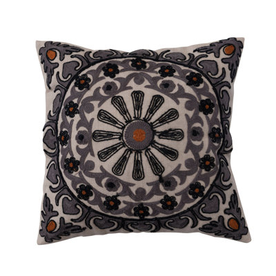Cotton Throw Square Pillow Cover