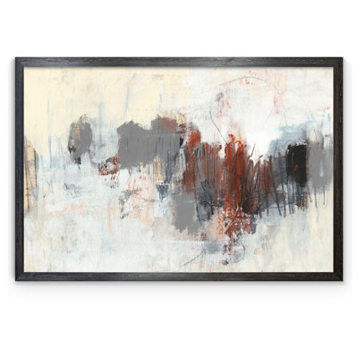 " Neutrals & Rust I " by Paul Cezanne Acrylic Painting