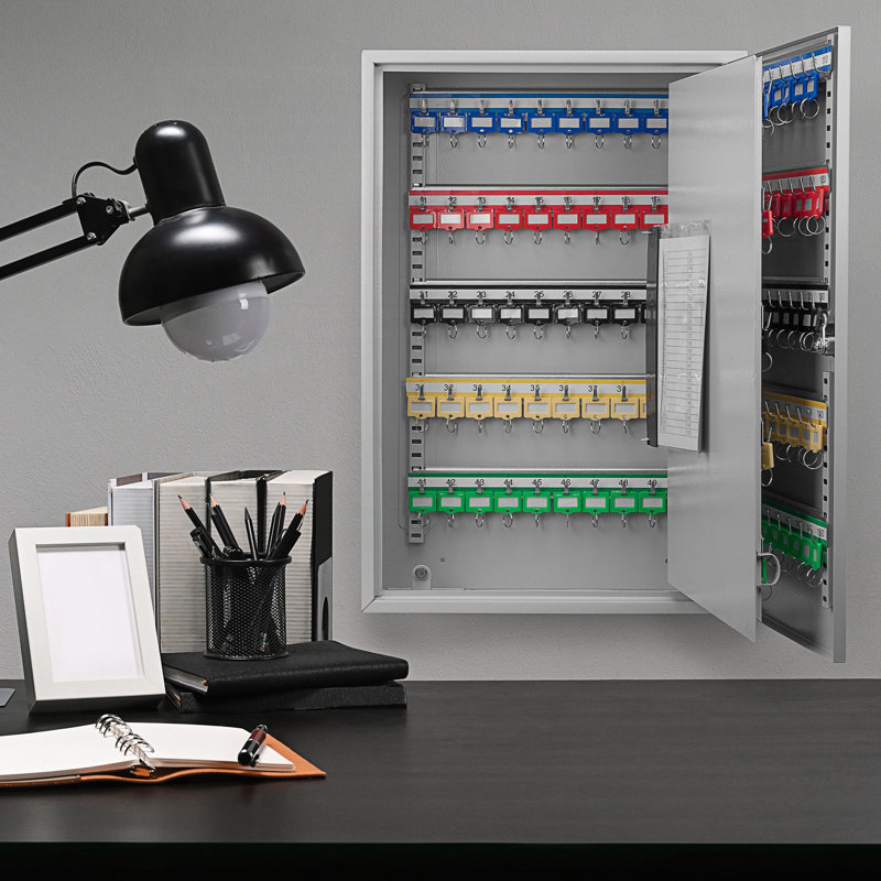 Armoire 150 clés à clé réglable avec serrure à clé