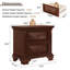 Table de chevet 2 tiroirs Abner-960583149