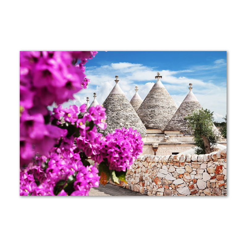Trulli Houses - Wrapped Canvas Print