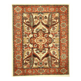 Handmade Cotton and Wool Oriental Area Rug