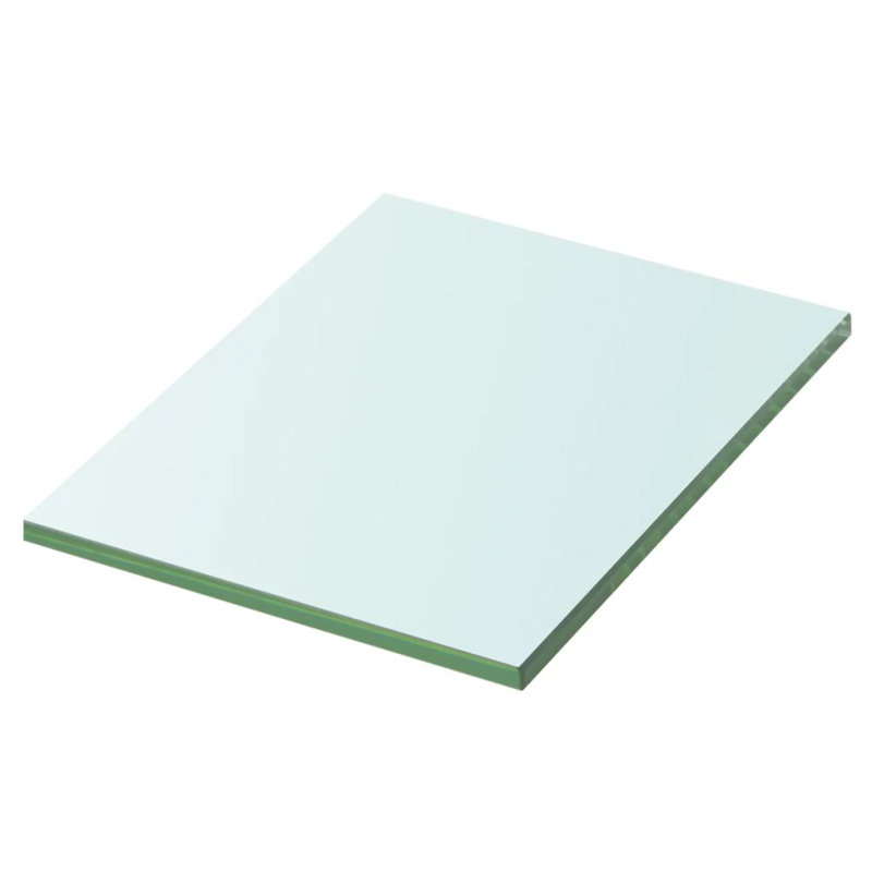 Glass Floating Shelf, 0.8cm H x 20cm W x 15cm D