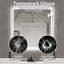 Miroir de salle de bain 36 po x 36 po -, brouillard, rouille, force charisme