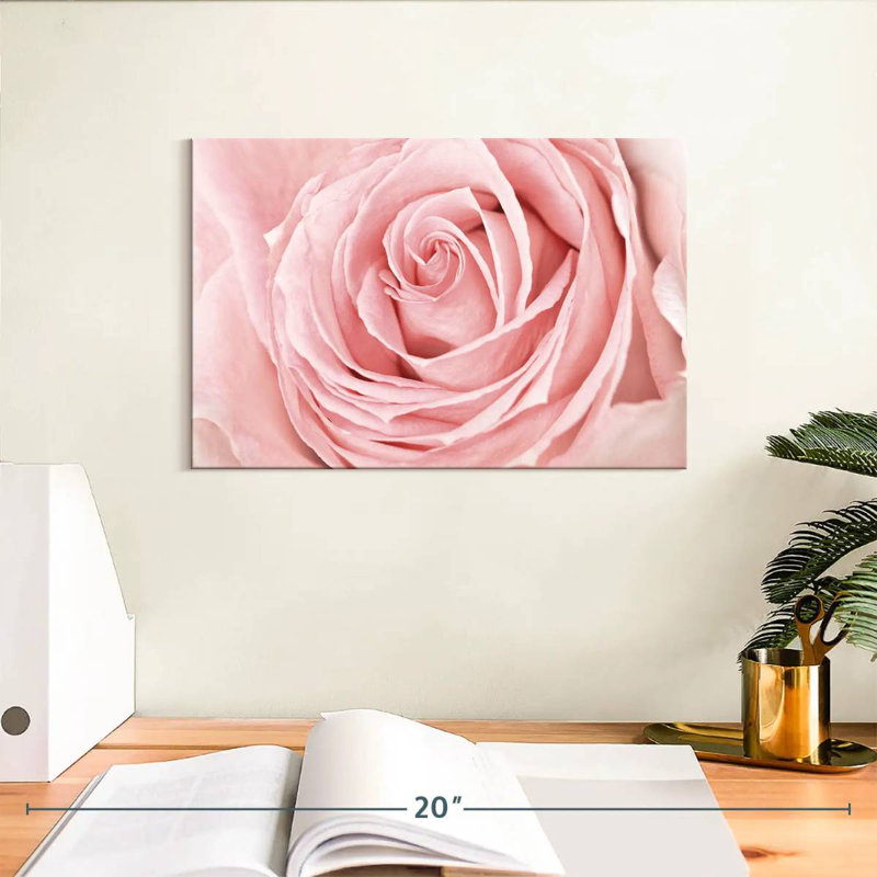 Harnek Fresh Pink Rose, 8" H x 12" W